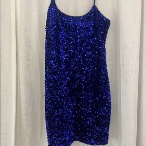 Lucy in the sky royal blue hoco dress!!